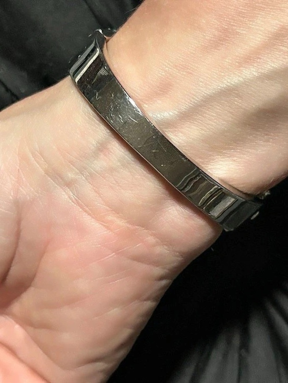 Blue Rhinestone Statement Bracelet - Picture 10 of 11